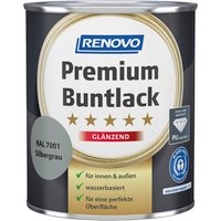 RENOVO Buntlack glänzend »Premium«, silbergrau RAL 7001 - silberfarben von RENOVO