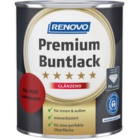 RENOVO Buntlack glänzend »Premium«, verkehrsrot RAL 3020 von RENOVO