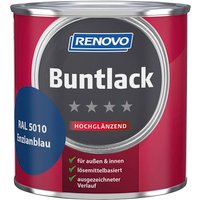 RENOVO Buntlack hochglänzend, enzianblau RAL 5010 von RENOVO