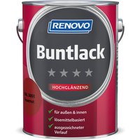 RENOVO Buntlack hochglänzend, feuerrot RAL 3000 von RENOVO