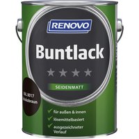 RENOVO Buntlack seidenmatt, schokobraun RAL 8017 von RENOVO