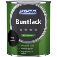 RENOVO Buntlack seidenmatt, schwarz von RENOVO