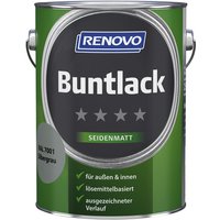 RENOVO Buntlack seidenmatt, silbergrau RAL 7001 - silberfarben von RENOVO