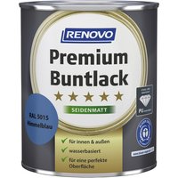 RENOVO Buntlack seidenmatt »Premium«, himmelblau RAL 5015 von RENOVO