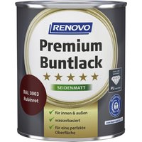 RENOVO Buntlack seidenmatt »Premium«, rubinrot RAL 3003 von RENOVO