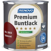 RENOVO Buntlack seidenmatt »Premium«, rubinrot RAL 3003 von RENOVO