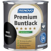 RENOVO Buntlack seidenmatt »Premium«, schwarz RAL 9900 von RENOVO