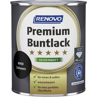 RENOVO Buntlack seidenmatt »Premium«, schwarz RAL 9900 von RENOVO