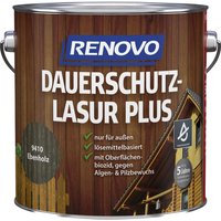 RENOVO Dauerschutzlasur seidenglänzend »PLUS«, ebenholz - braun von RENOVO