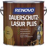 RENOVO Dauerschutzlasur seidenglänzend »PLUS«, lärche - braun von RENOVO