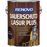 RENOVO Dauerschutzlasur seidenglänzend »PLUS«, palisander, 2,5 l - braun von RENOVO