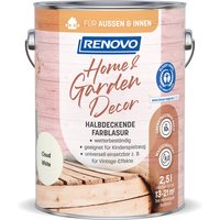RENOVO Farblasur »Home & Garden Decor«, wb 2,5L cloud white 1597 - weiss von RENOVO