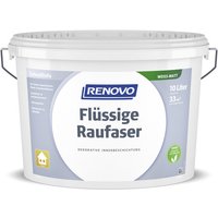 RENOVO Flüssige Raufaser matt, weiss von RENOVO