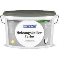 RENOVO Heizungskellerfarbe matt, grau von RENOVO