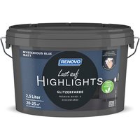 RENOVO Innenfarbe, Mysterious Blue, matt - blau von RENOVO