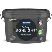RENOVO Innenfarbe, Vulcano Grey, matt - grau von RENOVO