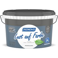 RENOVO Innenfarbe »Lust auf Farbe«, Atlantikrauschen, 2,5 L - blau von RENOVO