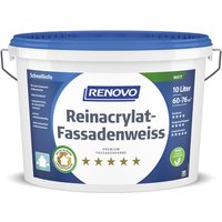 RENOVO Reinacrylat-Fassadenweiss matt, weiss von RENOVO