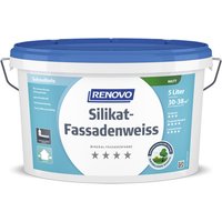 RENOVO Silikat-Fassadenweiss matt, weiß von RENOVO