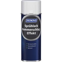 RENOVO Sprühlack Hammerschlageffekt, 400 ml, Silber - silberfarben von RENOVO