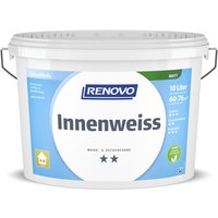 RENOVO Wand- und Deckenfarbe »Innenweiss«, matt, 10 l von RENOVO