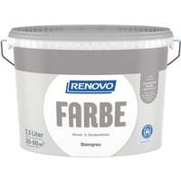 RENOVO Wand- und Deckenfarbe matt »FARBE«, steingrau von RENOVO