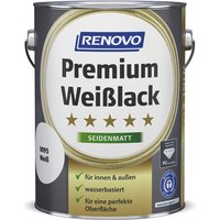 RENOVO Weißlack seidenmatt »Premium«, weiß RAL 0095 - weiss von RENOVO