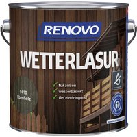 RENOVO Wetterlasur seidenglänzend, ebenholz - braun von RENOVO