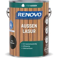 RENOVO Aussenlasur, wb 2,5L ebenholz wasserbasiert - braun RENOVO Aussenlasur, wb 2,5L ebenholz wasserbasiert - braun von RENOVO