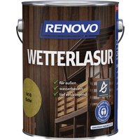 RENOVO Wetterlasur seidenglänzend, eiche RAL 1410 - braun von RENOVO