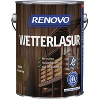 RENOVO Wetterlasur seidenglänzend, kastanie - braun von RENOVO