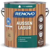 RENOVO Aussenlasur, wb 4,0L kiefer wasserbasiert - braun von RENOVO
