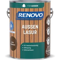 RENOVO Aussenlasur, wb 2,5L nussbaum wasserbasiert - braun RENOVO Aussenlasur, wb 2,5L nussbaum wasserbasiert - braun von RENOVO