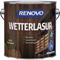 RENOVO Wetterlasur seidenglänzend, nussbaum RAL 8011 - braun von RENOVO