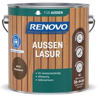 RENOVO Aussenlasur, wb 4,0L nussbaum wasserbasiert - braun von RENOVO