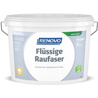 Renovo - Flüssige Raufaser matt 10,0 Ltr. weiss Dekorative Innenbeschichtung von RENOVO