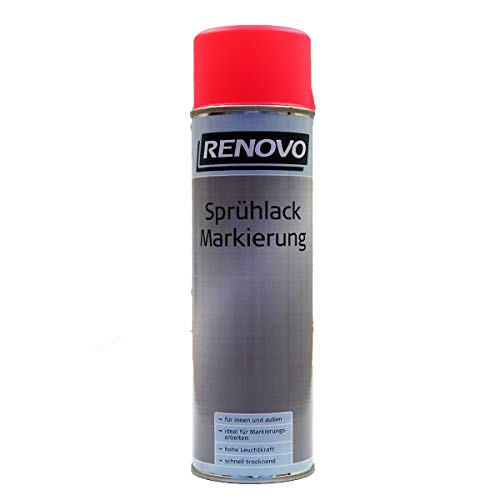 Sprühlack Markierung - Neonrot von Renovo