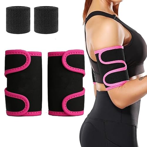 RENQIDD Confitone Armstraffung, Confitone Arm Trimmer, 3x schnellerer doppelter Druckschutz, atmungsaktives Gummiband, Confitone Arm (Red 2 Pcs) von RENQIDD