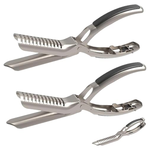 Rippenmembran-Entferner-Set aus Edelstahl – Das ultimative Werkzeug für die Rippenvorbereitung für Grillbegeisterte. Ergonomisches Design für einfaches Entfernen der Membrane. (2 Pcs) von RENQIDD