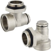 Winkelanschluss-Set für Verteiler 1'' - selbstdichtend Winkelanschluss-Set für Verteiler 1'' - selbstdichtend von RENSCHLER
