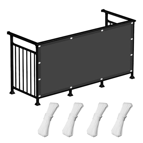 Sonnensegel Wasserdicht Sonnenschutz 160 x 180 cm Sichtschutz UV Schutz Imprägniert Segeltuch Pergola Überdachung Plane mit Ösen Und Befestigungsseile für Garten Balkon, Dunkelgrau Sonnensegel Wasserdicht Sonnenschutz 160 x 180 cm Sichtschutz UV Schutz Imprägniert Segeltuch Pergola Überdachung Plane mit Ösen Und Befestigungsseile für Garten Balkon, Dunkelgrau von RENWEIWEI