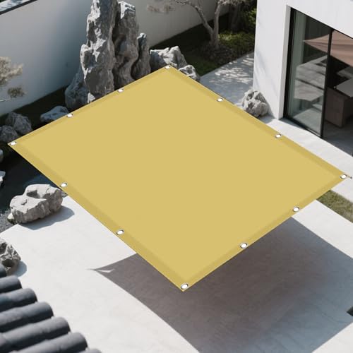 Sonnensegel 140 x 200 cm Rechteckig Wasserdicht 98% UV Schutz Schattierungsnetz Mesh Tarp mit Ösen Sichtschutz Reißfest Wetterfest Ohne Bohren für Außenbereich Garten, Creme Farben Sonnensegel 140 x 200 cm Rechteckig Wasserdicht 98% UV Schutz Schattierungsnetz Mesh Tarp mit Ösen Sichtschutz Reißfest Wetterfest Ohne Bohren für Außenbereich Garten, Creme Farben von RENXTAO