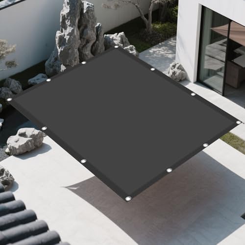 Sonnensegel 30 x 700 cm Rechteckig Wasserdicht 98% UV Schutz Schattierungsnetz Mesh Tarp mit Ösen Sichtschutz Reißfest Wetterfest Ohne Bohren für Außenbereich Garten, Dunkelgrau Sonnensegel 30 x 700 cm Rechteckig Wasserdicht 98% UV Schutz Schattierungsnetz Mesh Tarp mit Ösen Sichtschutz Reißfest Wetterfest Ohne Bohren für Außenbereich Garten, Dunkelgrau von RENXTAO