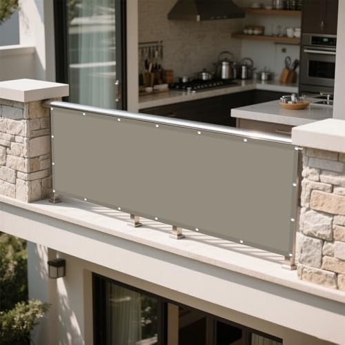 Wasserdicht Sonnensegel 420 x 420 cm Rechteckig Wasserdicht 98% UV Schutz Sonnenschutz Windschutz Vielen Größen mit Spannseilen für Garten Terrasse Balkon Schwimmbad, Khaki Wasserdicht Sonnensegel 420 x 420 cm Rechteckig Wasserdicht 98% UV Schutz Sonnenschutz Windschutz Vielen Größen mit Spannseilen für Garten Terrasse Balkon Schwimmbad, Khaki von RENXTAO