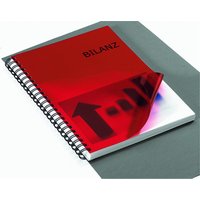 RENZ Deckfolien für Bindemappen DIN A4 0.2 mm rot von RENZ
