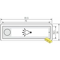 RSA2 Lichtschild - Symbol Glühbirne 97-9-85350 - Renz von RENZ