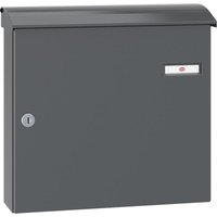 Renz Briefkasten anthrazit mit Namensschild Convex 380x360x115mm, Stahl RAL 7016 Renz Briefkasten anthrazit mit Namensschild Convex 380x360x115mm, Stahl RAL 7016 von RENZ