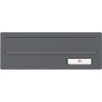 Renz - Frontplatte 300x110 + Namensschild für Durchwurfbriefkasten Stahl anthrazit von RENZ