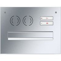 Renz - Frontplatte eckig passend zu Unterputz Briefkasten 360x280mm, Edelstahl gebürstet Renz - Frontplatte eckig passend zu Unterputz Briefkasten 360x280mm, Edelstahl gebürstet von RENZ