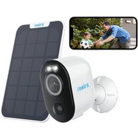 2K 4MP Überwachungskamera mit 2,4/5GHz wlan, Personen-/Autoerkennung, Akku-/Solarbetrieb, Farbige Nachtsicht, + Solarpanel - Reolink von REOLINK